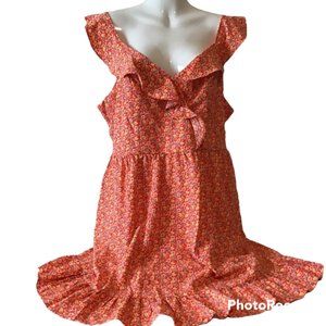 Dress Junior’s 15 Orange Yellow  NWT $40 City Vibes